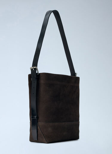 LN-CC® - Lemaire: Small Belted Tote Bag - Brown Lemaire Small Belted Tote Bag Brown lem0266027