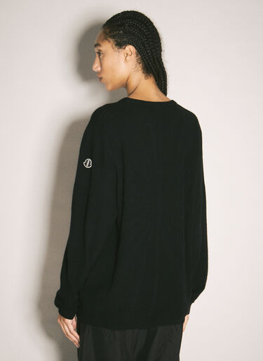 Moncler x Rick Owens Jumbo Crewneck Sweater Black mcs0358017