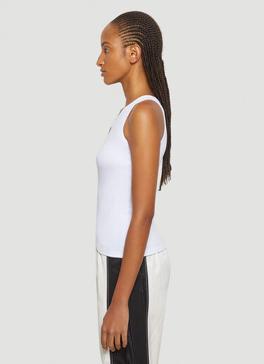 Marine Serre Crescent Moon Vest White mrs0241007