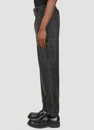 Prada Re-Nylon Straight Leg Pants Black pra0147121