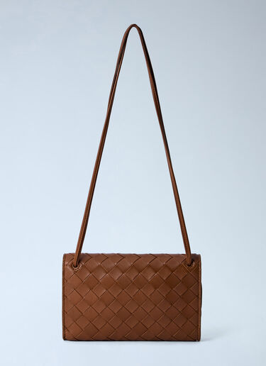 LN-CC® - Bottega Veneta: Andiamo Slim Pouch On Strap - Brown Bottega Veneta Andiamo Slim Pouch On Strap Brown bov0265042