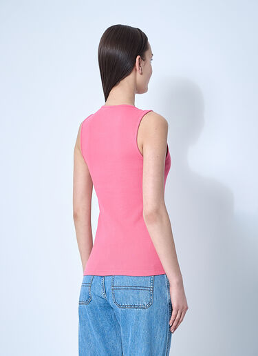 JW Anderson Button-Down Tank Top Pink jwa0260007