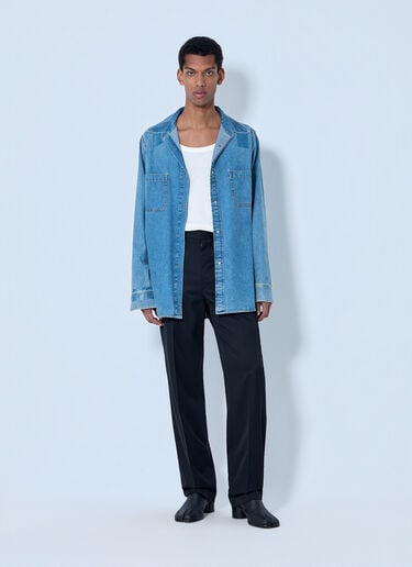 Maison Margiela Wool Tailored Trousers Black mla0164106