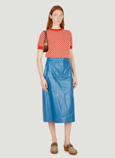 Logo Jacquard Top Gucci Logo Jacquard Top Orange guc0251023