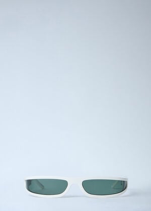 Rick Owens Fog Sunglasses White ric0163043