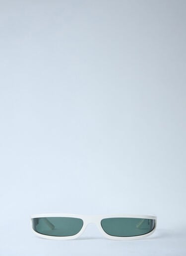 Rick Owens Fog Sunglasses White ric0163043