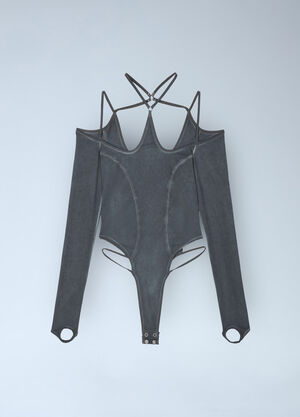 Miss Sixty x KNWLS T-Shirt Bodysuit Blue msk0263017