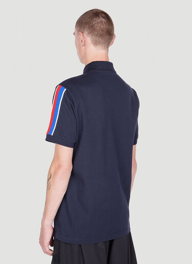 Moncler Logo Patch Polo Shirt Navy mon0152002