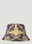 VETEMENTS Baroque Print Bucket Hat Black vet0350001