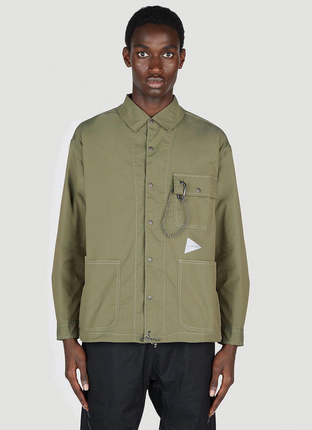 And Wander Dry Overshirt 酒红色 anw0154010