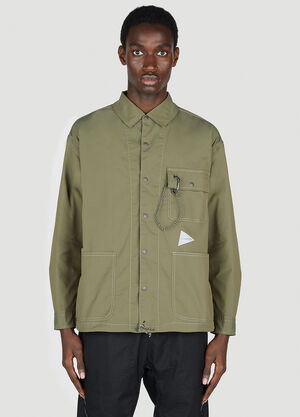 And Wander Dry Overshirt Brown anw0154016