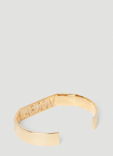 Versace Cut-Out Logo Bracelet Gold ver0152047