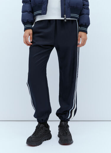 Moncler Logo Embroidery Track Pants Black mon0255023