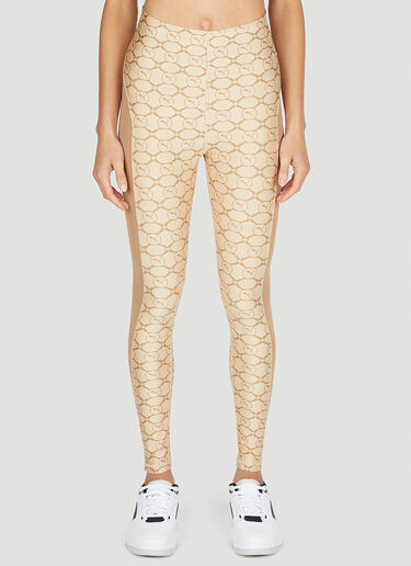 LN-CC® - Puma: Couture Sport T7 Leggings - Beige Puma Couture Sport T7 Leggings Beige pum0250004