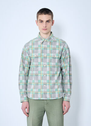 Visvim Pioneer Check Shirt Green vis0158023