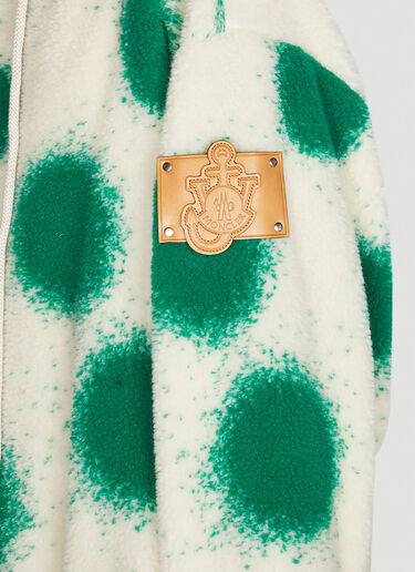 Abstract Motif Oversized Hooded Sweatshirt Moncler x JW Anderson Abstract Motif Oversized Hooded Sweatshirt Green mjw0349004