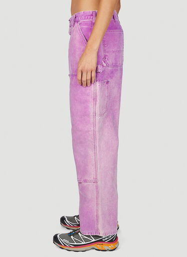 NOTSONORMAL Washed Working Jeans Purple nsm0351008