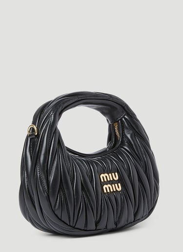 Mini Wander Hobo Bag Miu Miu Mini Wander Hobo Bag Black miu0254059
