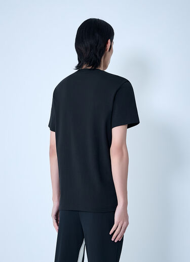 Moncler Embroidered Logo T-Shirt Black mon0164030