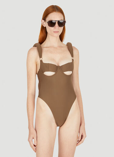 Entire Studios S08 Swimsuit Brown ent0250020