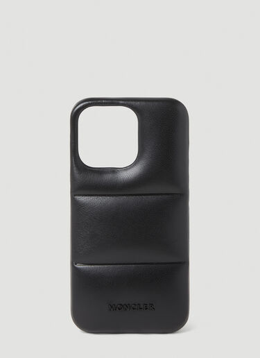 Quilted iPhone 13 Case Moncler Quilted iPhone 13 Case Black mon0152048