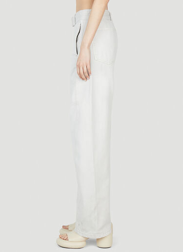 Lemaire Belted Jeans White lem0352003