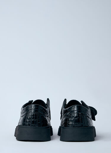 Martine Rose x Clarks Torview Lace-Up Shoes Black mrc0160004