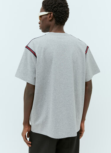 Gucci 웹 반팔 티셔츠 그레이 guc0155054