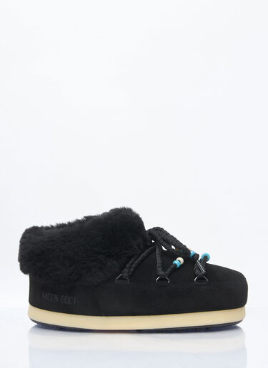 Moon Boot Beads Suede Mules Black mnb0260003
