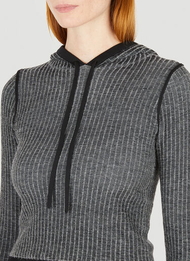 Eckhaus Latta Amoretto Hooded Sweater Grey eck0251003