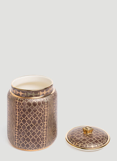 L'Objet Fortuny Medium Canister Green wps0642311