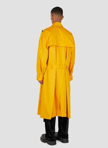 Hood By Air Neck Pillow Trench Coat Yellow hba0148003