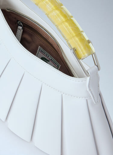 Runway H Lenglen Leather Bag Lacoste Runway H Lenglen Leather Bag White lac0364003