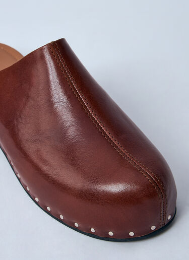 Our Legacy Naoto Clogs Brown our0360038