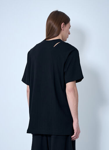Yohji Yamamoto Slash T-Shirt Black yoy0160009