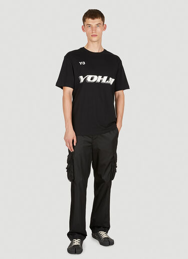 Y-3 Logo T-Shirt Black yyy0349008