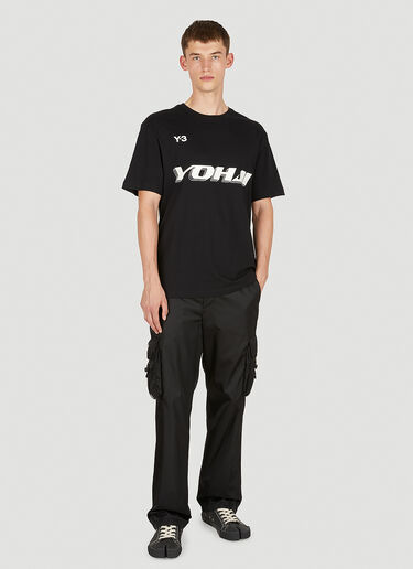Y-3 ロゴTシャツ ブラック yyy0349008