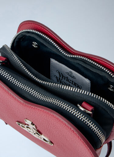Vivienne Westwood Louise Heart Crossbody Bag Red vvw0264086