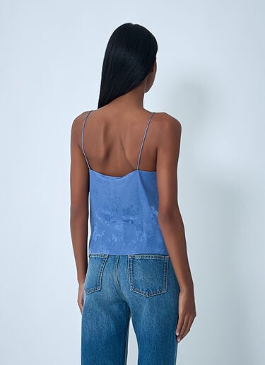 Chloé Silk Jacquard And Lace Camisole Top Lilac chl0262001