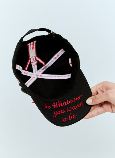 W Baseball Cap Walter Van Beirendonck W Baseball Cap Black wlt0156022