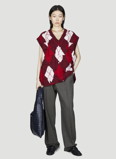 イントレッチオ ウールジレ Bottega Veneta イントレッチオ ウールジレ レッド bov0255108