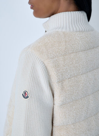Panel Cardigan Moncler Panel Cardigan Cream mon0263047