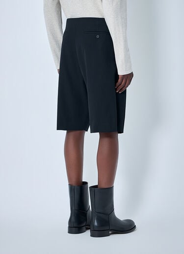 The Row Sayed Wool Shorts Black row0164003