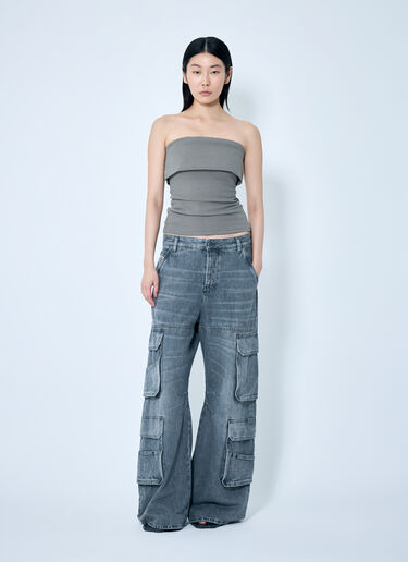 Entire Studios Lap Bandeau Top Grey ent0258005