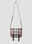 Acne Studios Check Crossbody Bag Dark Grey acn0150092