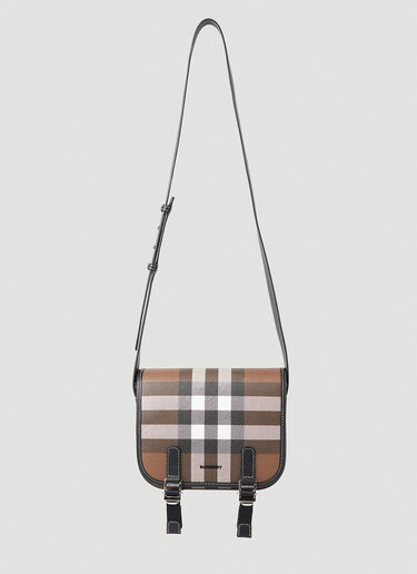 Burberry Check Crossbody Bag Brown bur0148068