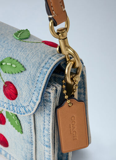 Tabby Shoulder Bag 26 With Cherry Embroidery Coach Tabby Shoulder Bag 26 With Cherry Embroidery Blue coa0264025