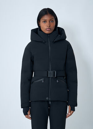 Moncler Grenoble Tolima Padded Hooded Ski Jacket Black mog0262015