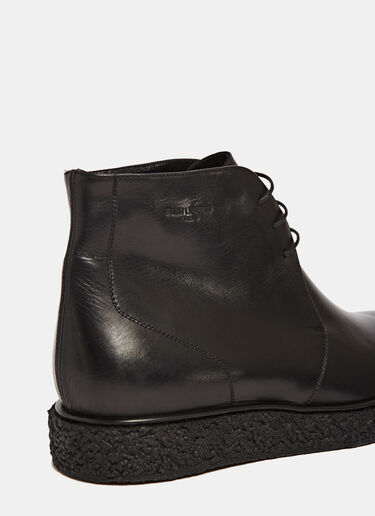 Saint Laurent Leather Desert Boots Black sla0122022
