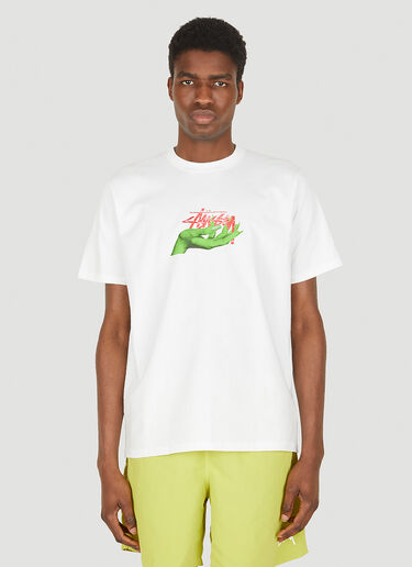 Stüssy OZ Logo T-Shirt White sts0348032